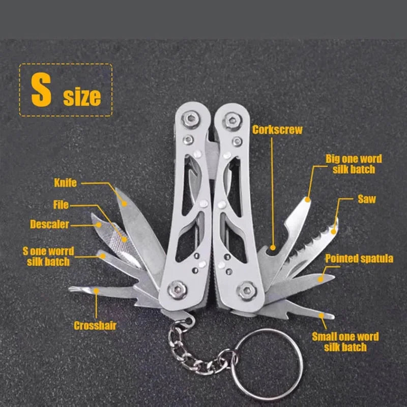 Folding Multi-tool Pocket Knife Pliers