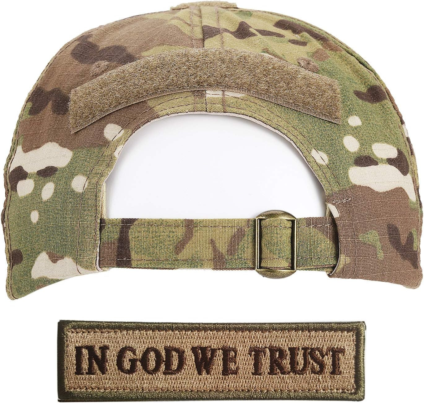 Camo Hat with Patches