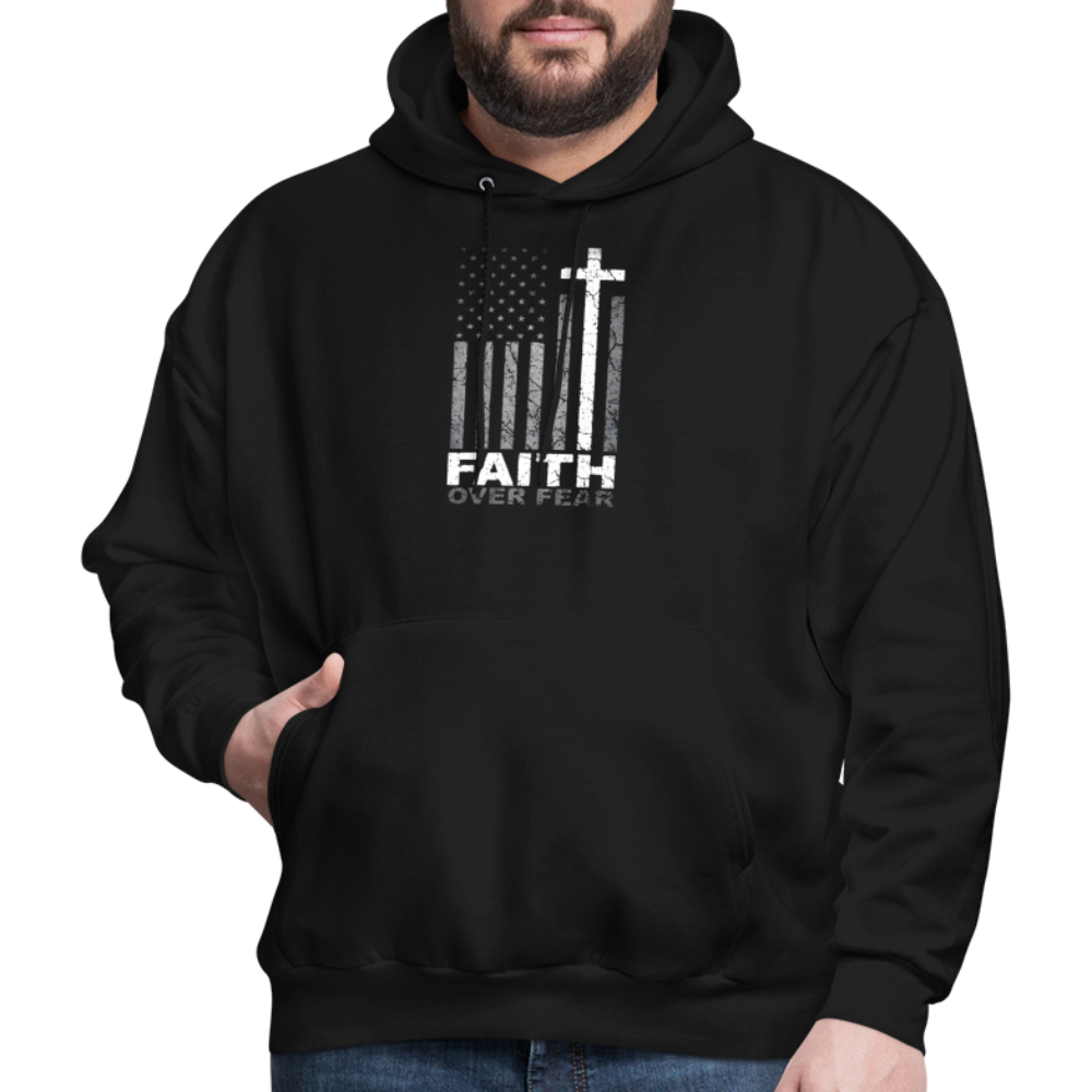 Faith Over Fear Hoodie - black