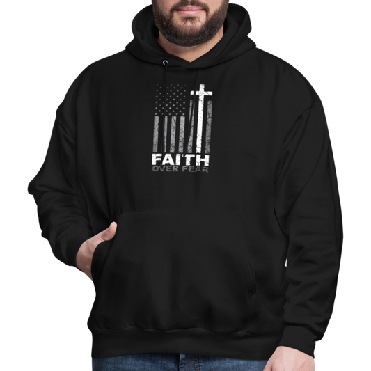 Faith Over Fear Hoodie - black