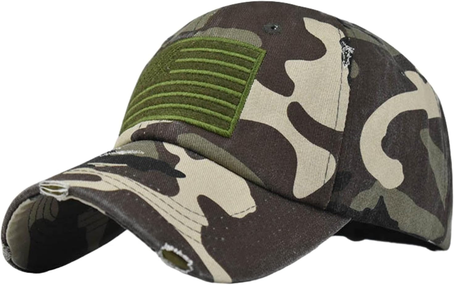 American Flag Camo Hat