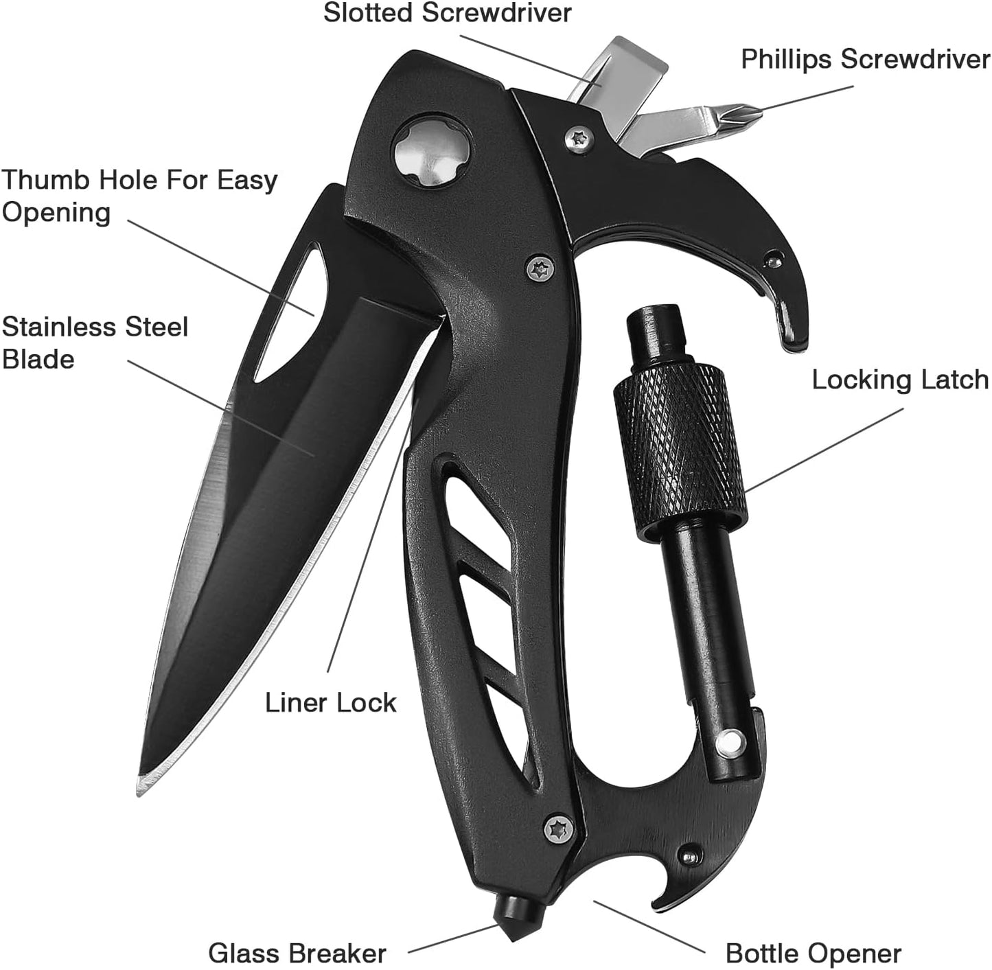 Multitool Carabiner Knife