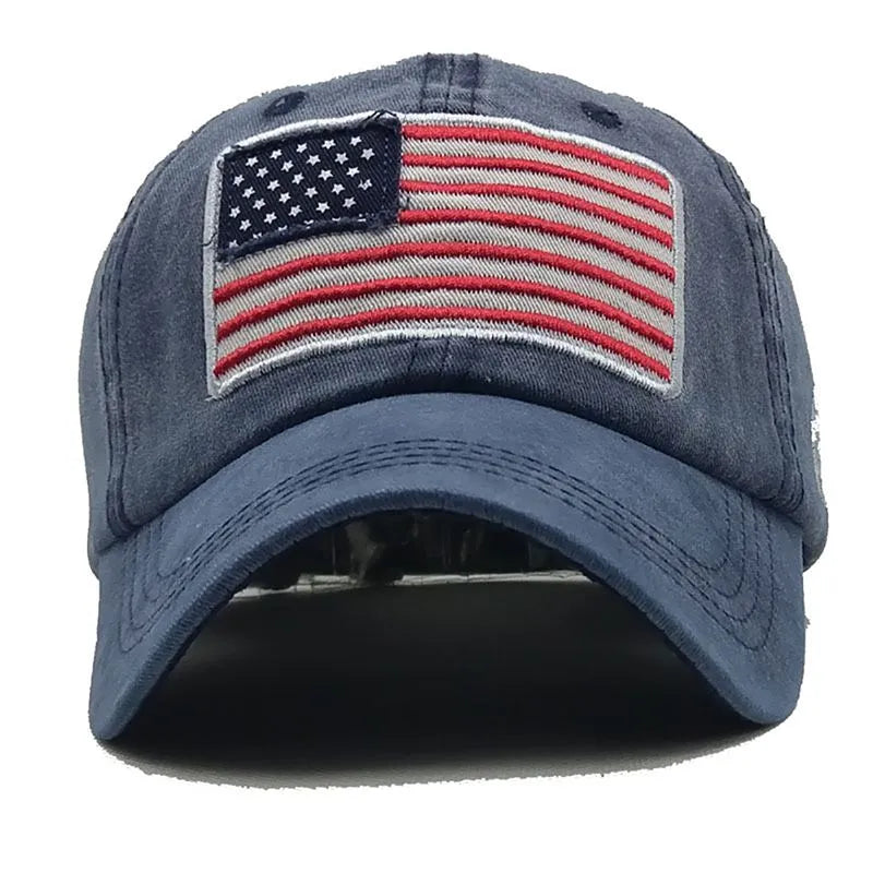 USA Flag Camouflage Baseball Cap