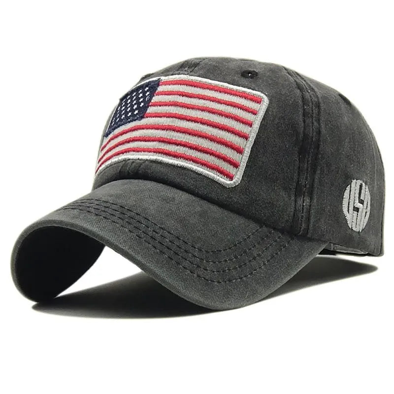 USA Flag Camouflage Baseball Cap