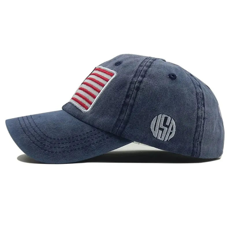 USA Flag Camouflage Baseball Cap