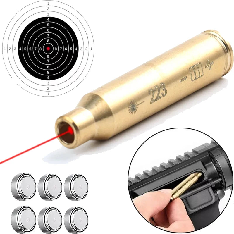 Tactical Red Laser Bore Sighter