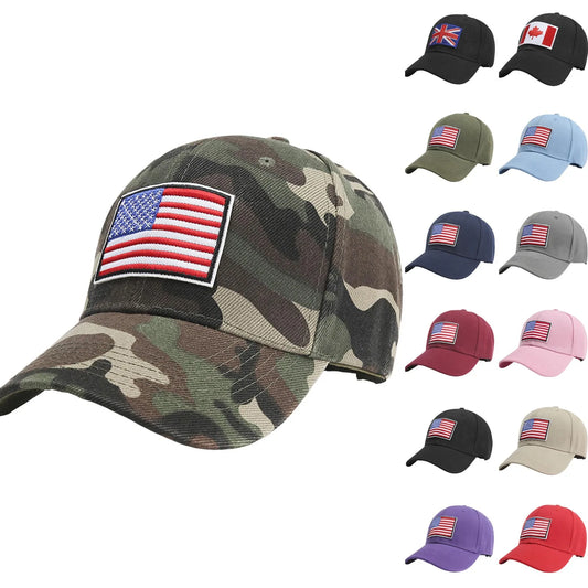 Camo USA Hat