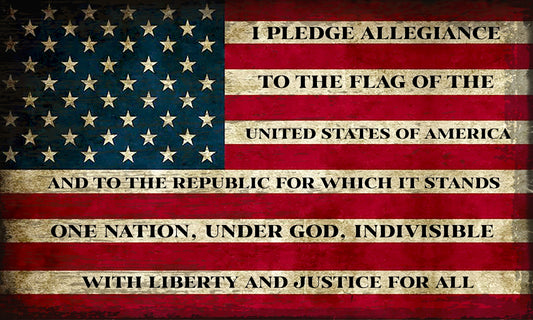 I Pledge Decal