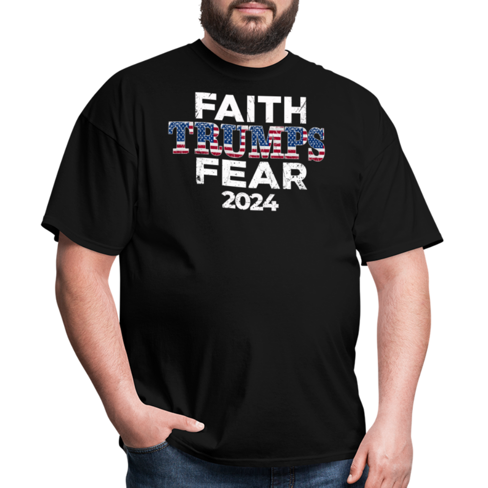 Faith Trumps Fear Shirt - black