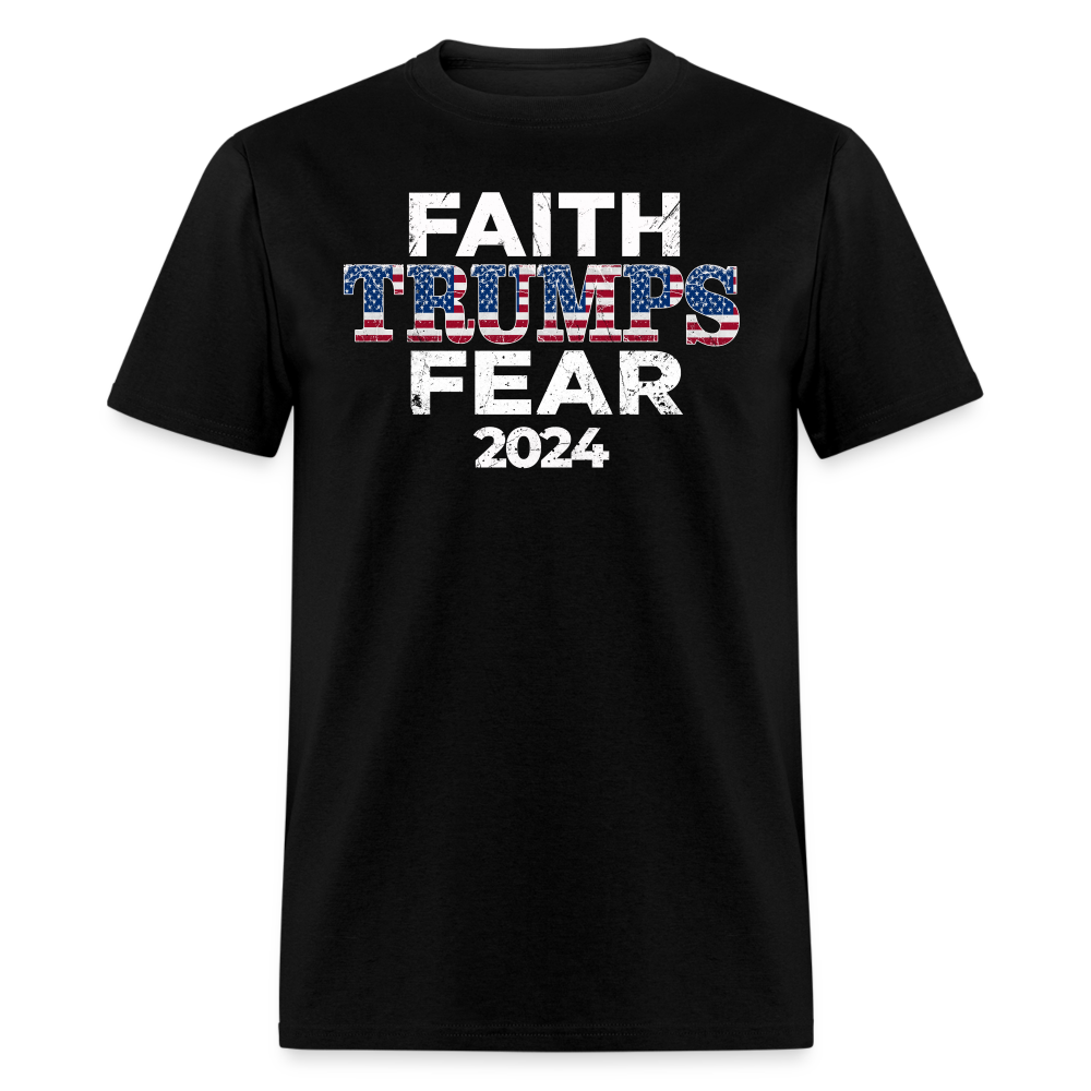 Faith Trumps Fear Shirt - black