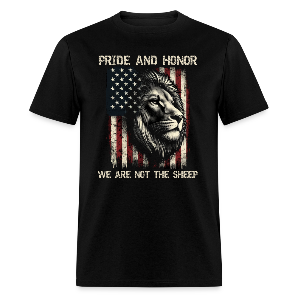 Unisex Pride and Honor T-Shirt - black