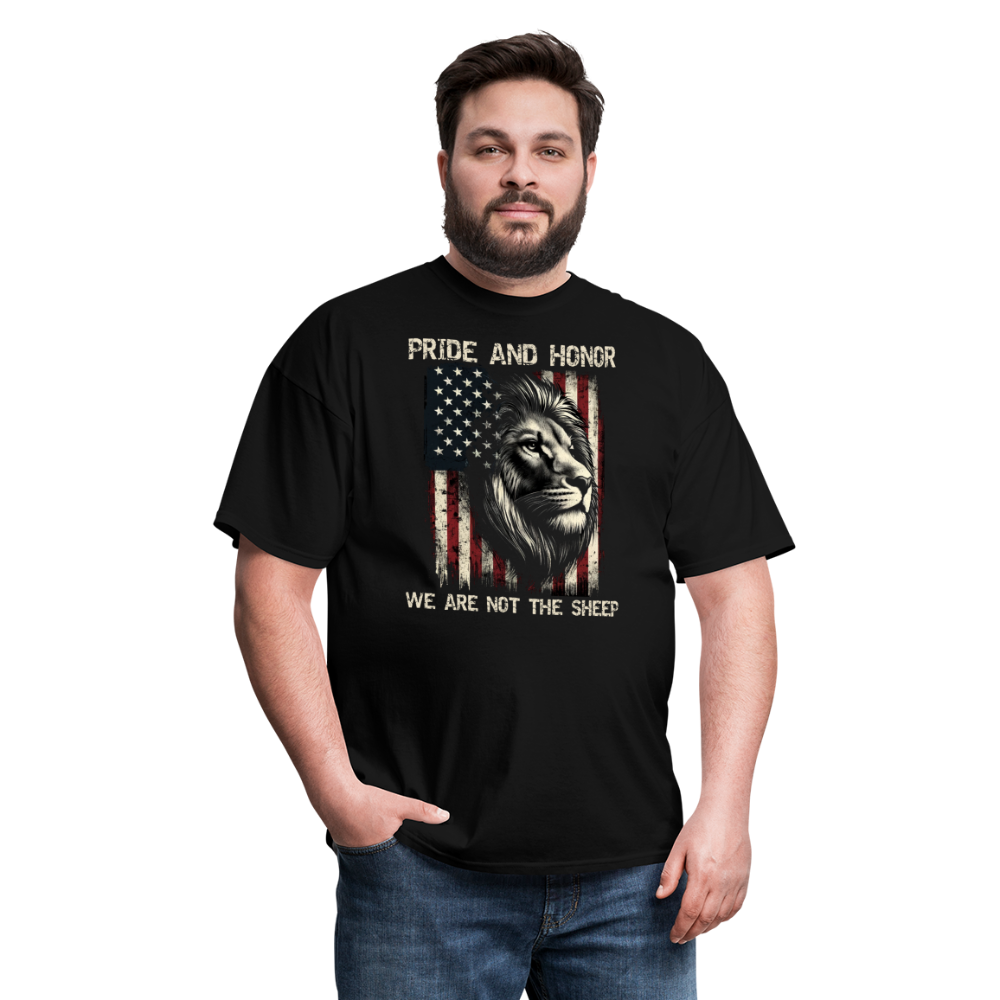 Unisex Pride and Honor T-Shirt - black