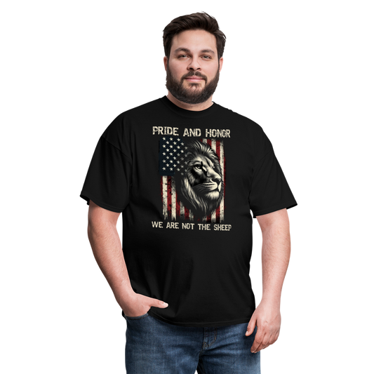 Unisex Pride and Honor T-Shirt - black