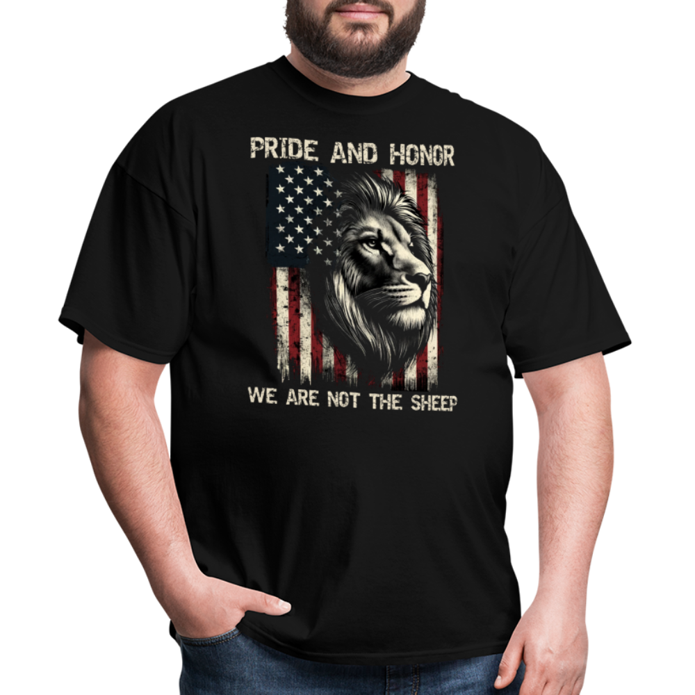 Unisex Pride and Honor T-Shirt - black