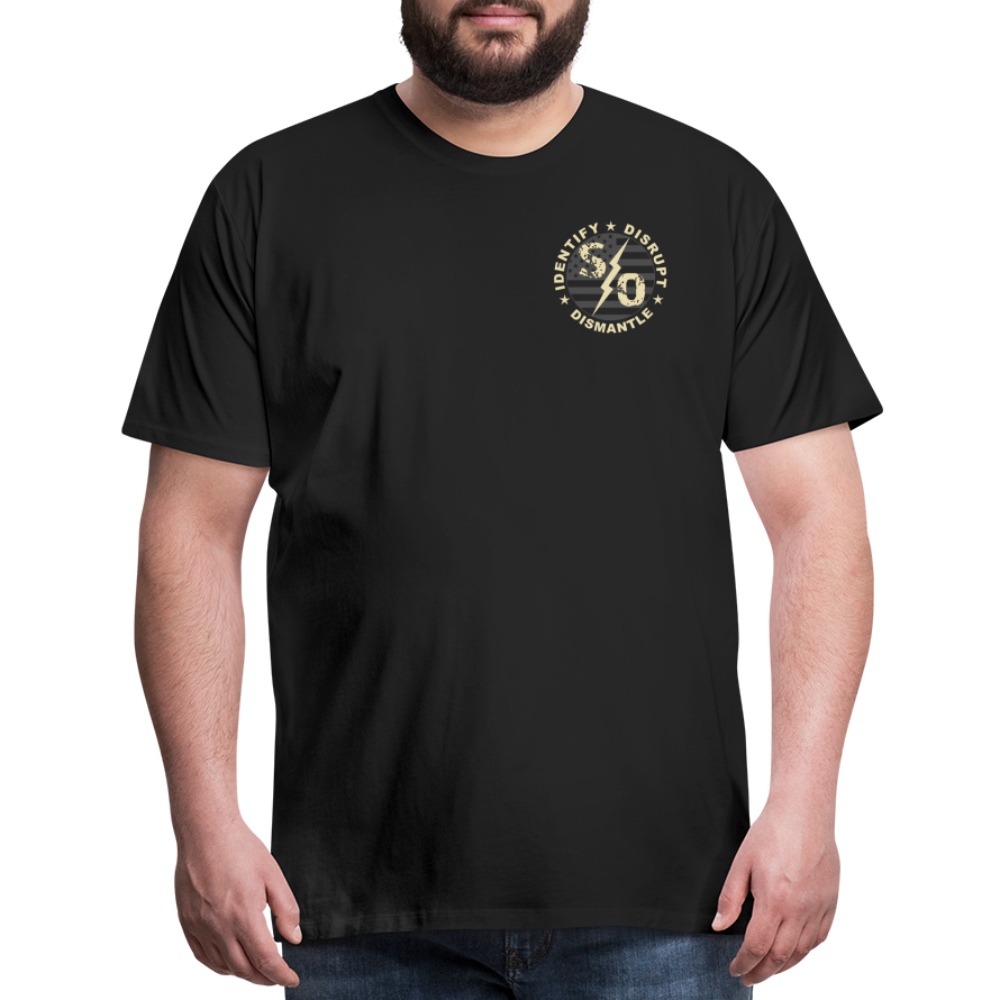 Men's Premium Surveillance Ops T-Shirt - black