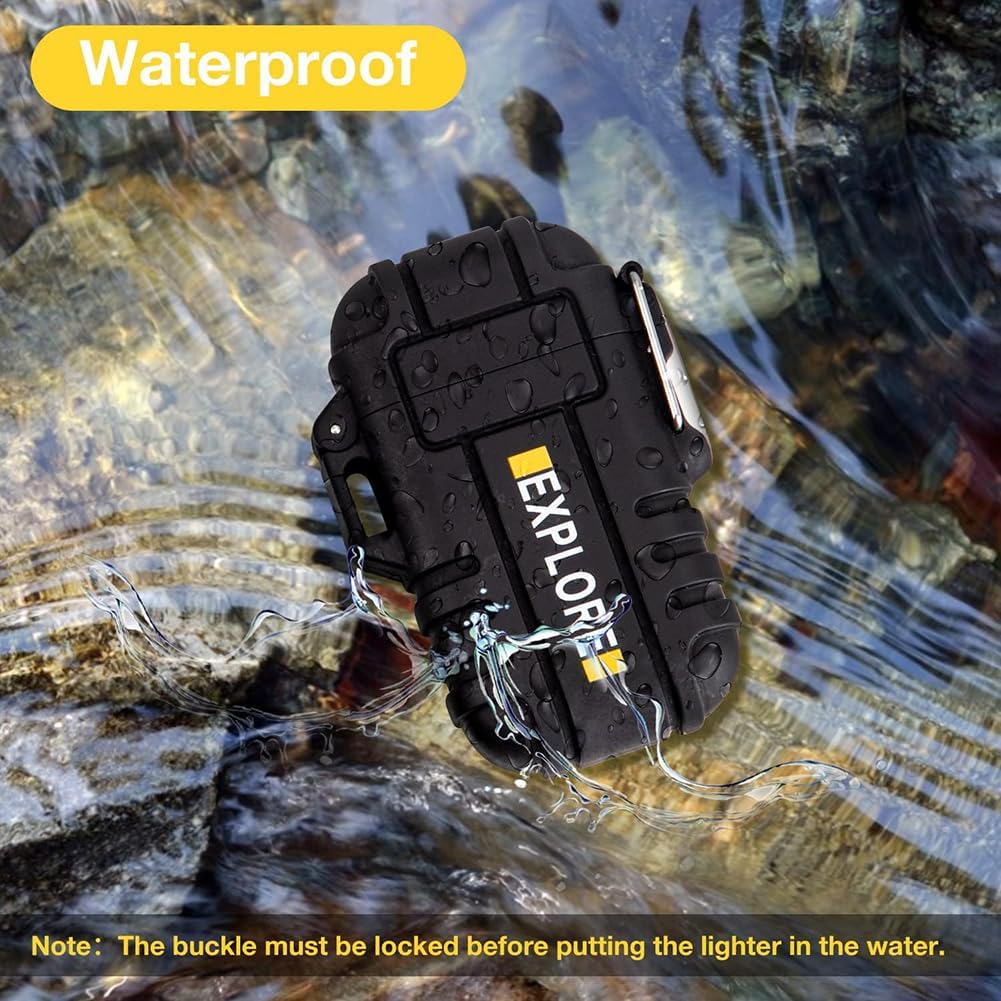 Windproof, Waterproof Dual Arc Electric Lighter